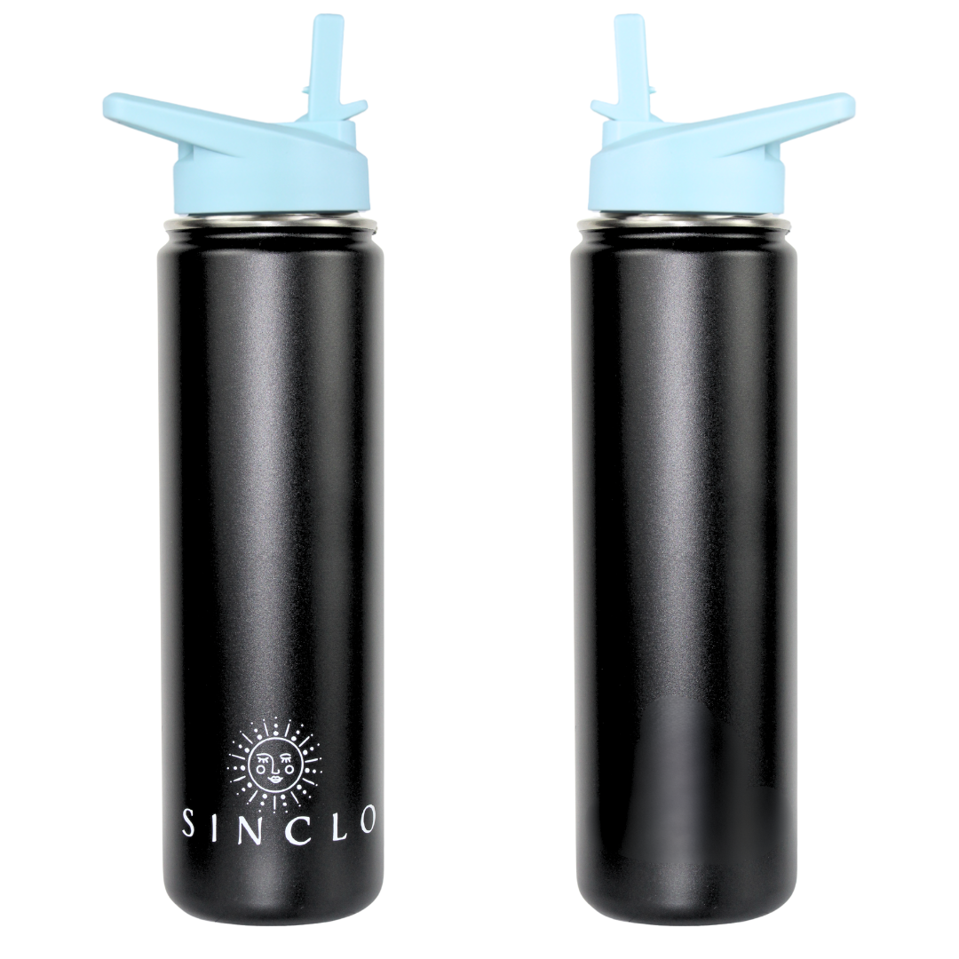 The Stevie 675ml Water Bottle (Black)