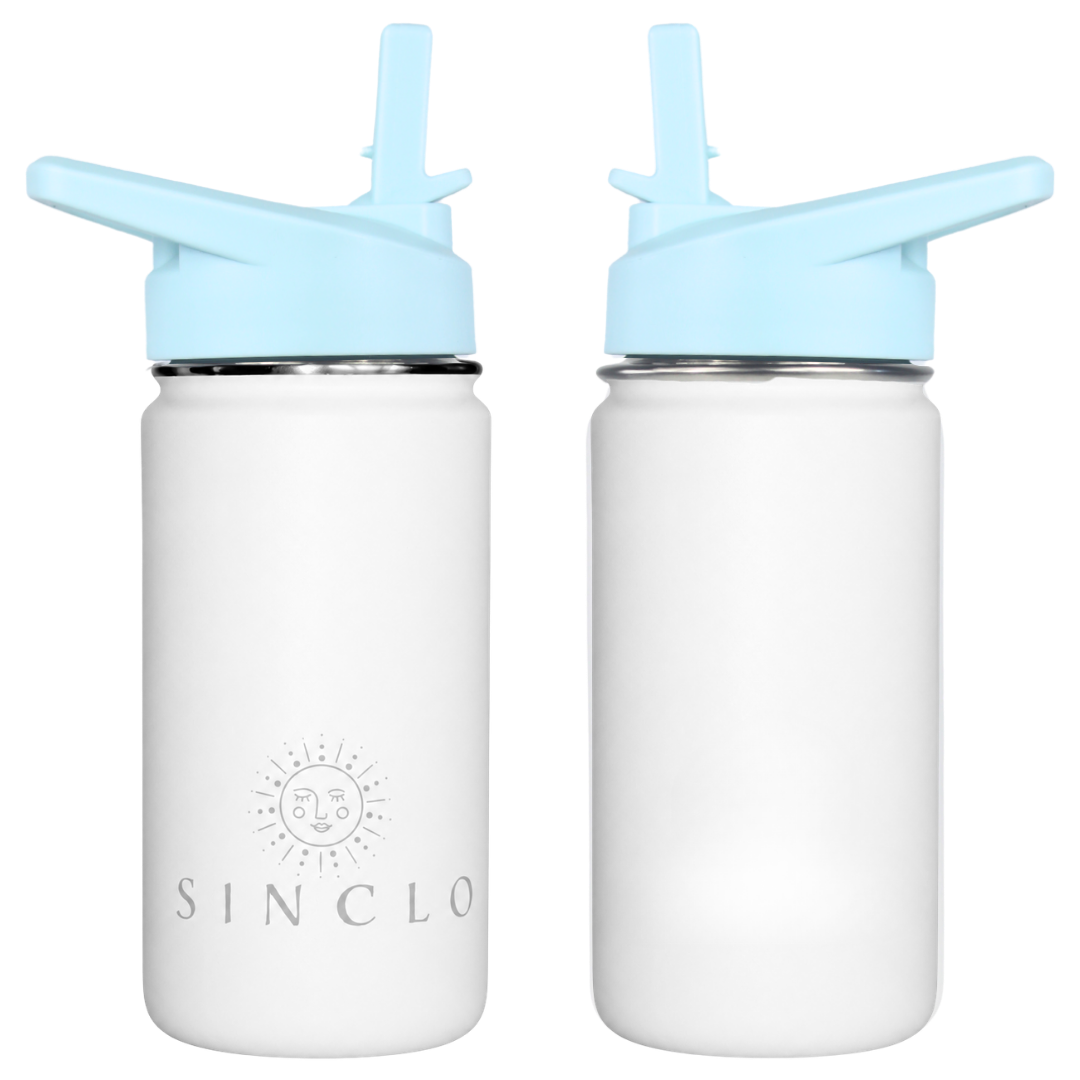 The Babi 400ml Water Bottle (White)