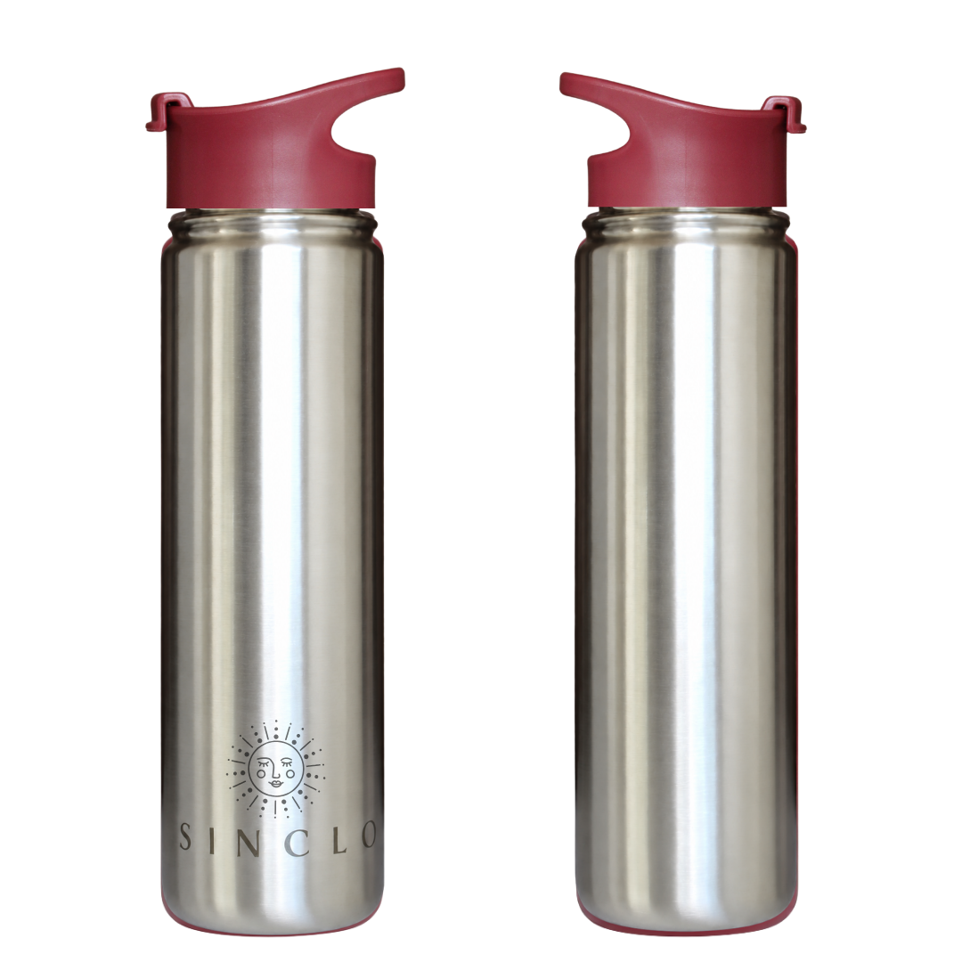 *PREORDER* The Stevie 675ml Water Bottle (Chrome)