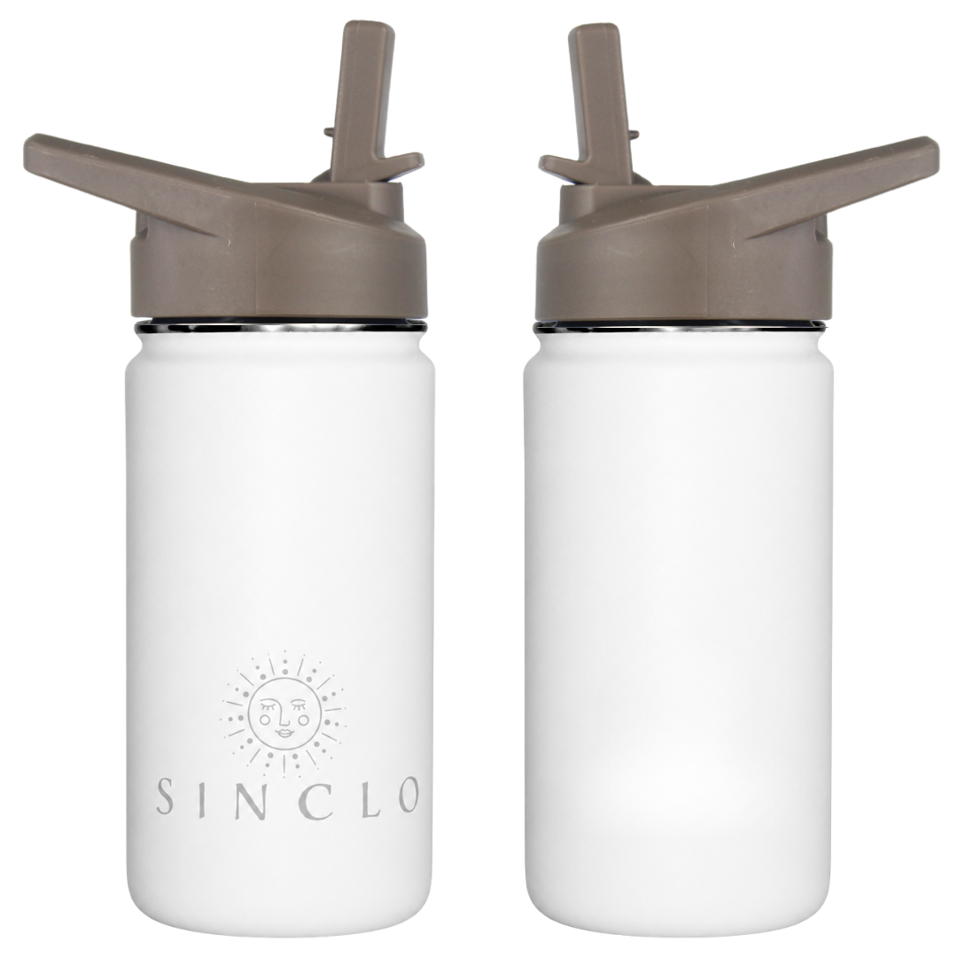 The Babi 400ml Water Bottle (White)