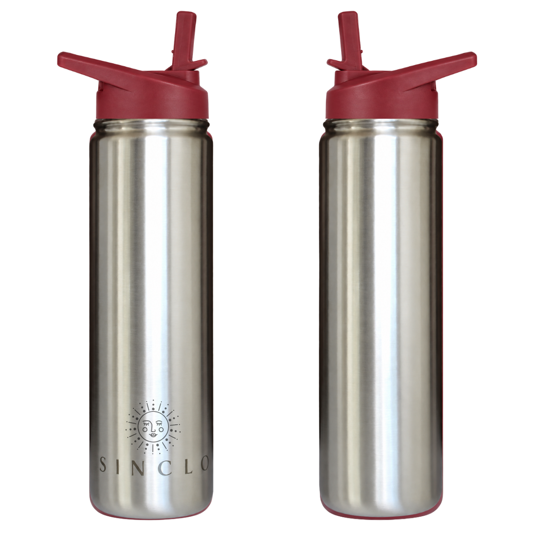 *PREORDER* The Stevie 675ml Water Bottle (Chrome)