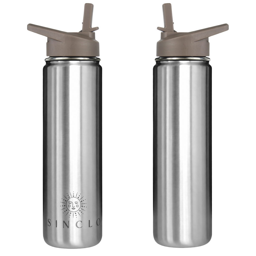 *PREORDER* The Stevie 675ml Water Bottle (Chrome)