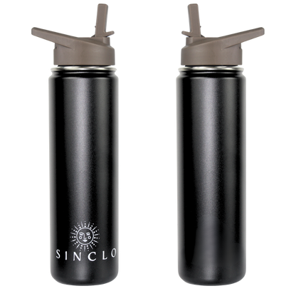 The Stevie 675ml Water Bottle (Black)