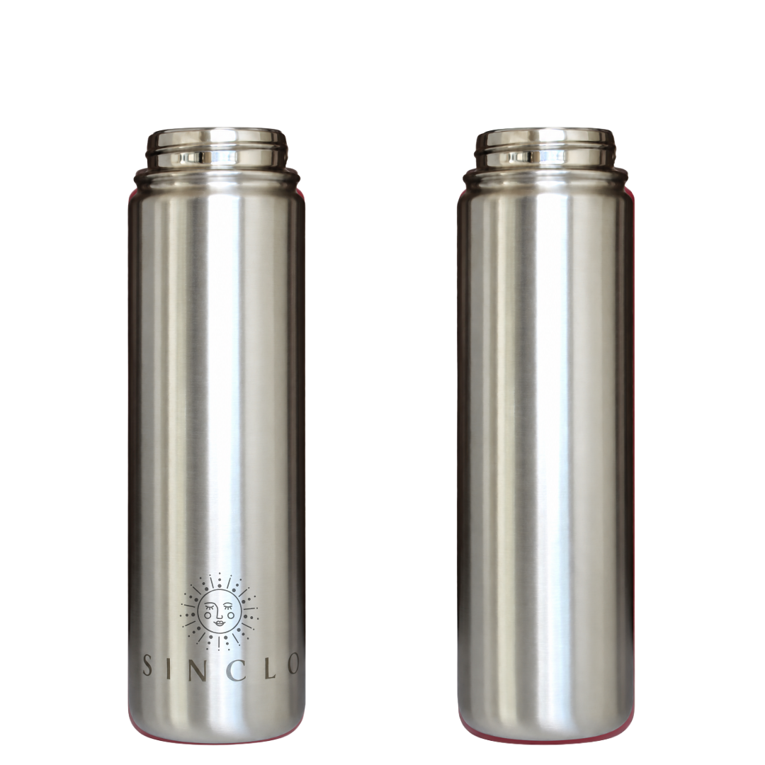 *PREORDER* The Stevie 675ml Water Bottle (Chrome)