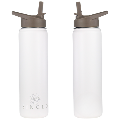 The Stevie 675ml Water Bottle (White)
