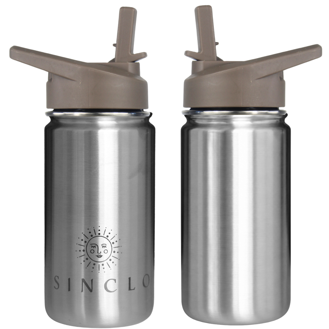 *PREORDER* The Babi 400ml Water Bottle (Chrome)