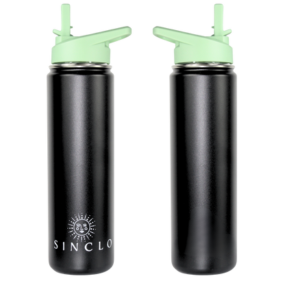 The Stevie 675ml Water Bottle (Black)