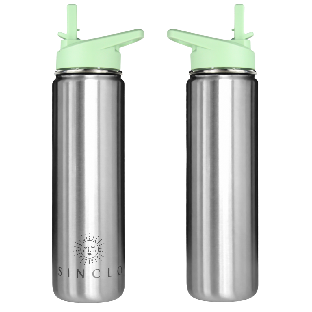 *PREORDER* The Stevie 675ml Water Bottle (Chrome)