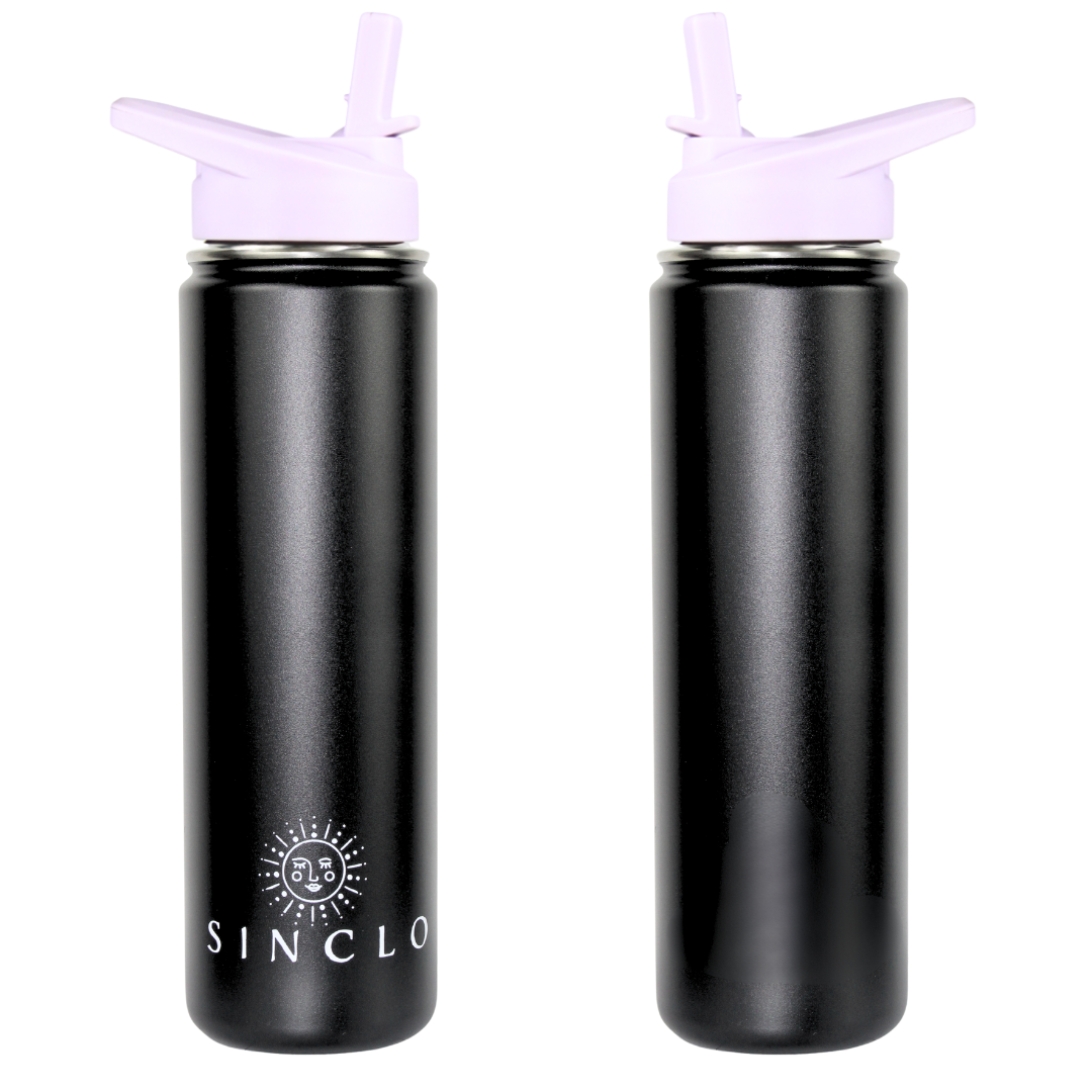 The Stevie 675ml Water Bottle (Black)