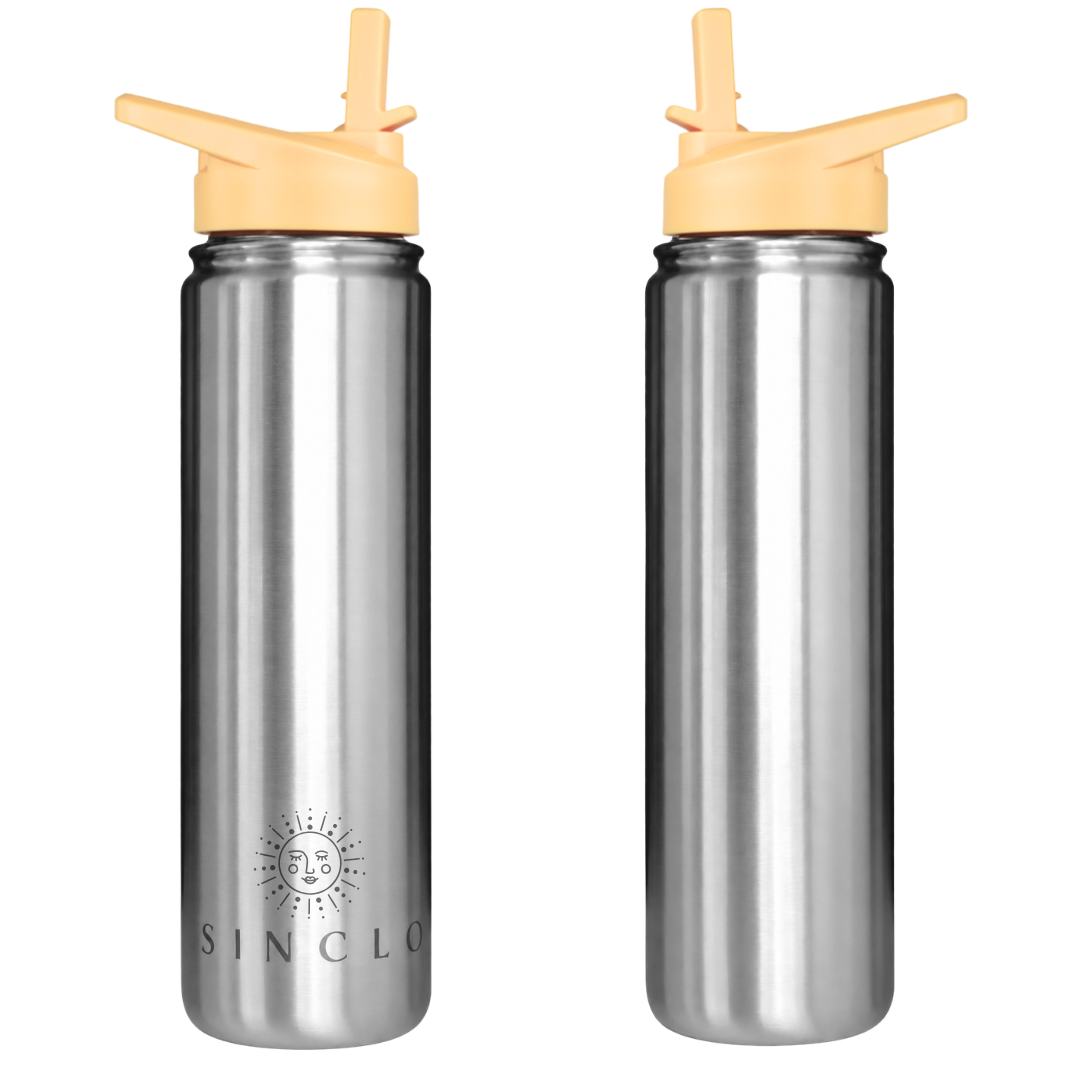 *PREORDER* The Stevie 675ml Water Bottle (Chrome)
