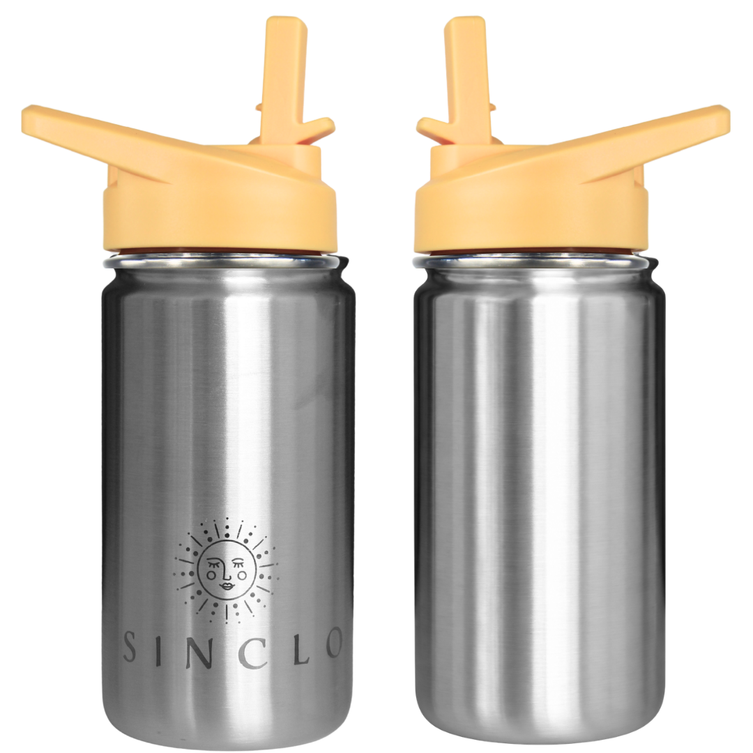 *PREORDER* The Babi 400ml Water Bottle (Chrome)