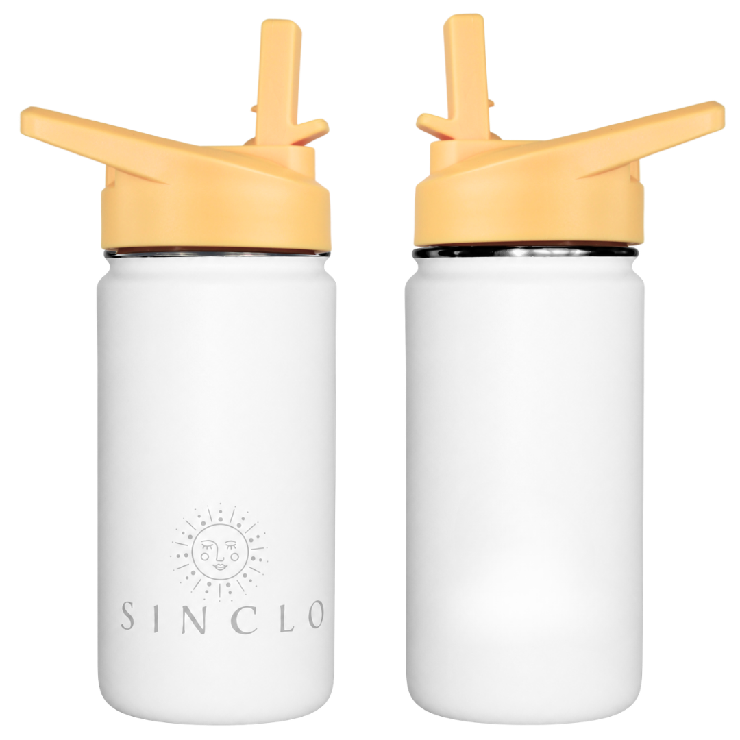 The Babi 400ml Water Bottle (White)