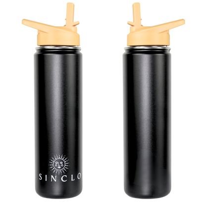 The Stevie 675ml Water Bottle (Black)