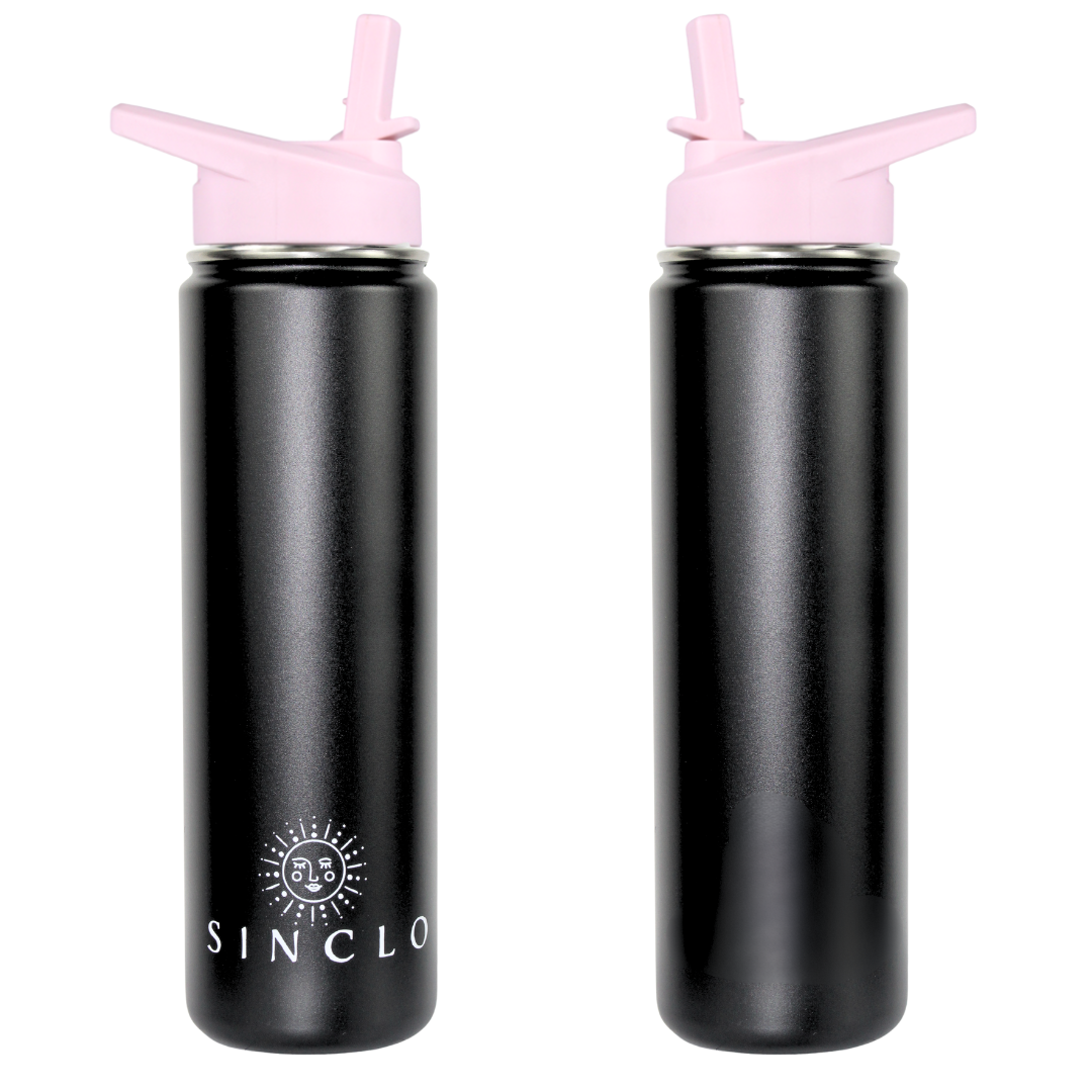 The Stevie 675ml Water Bottle (Black)
