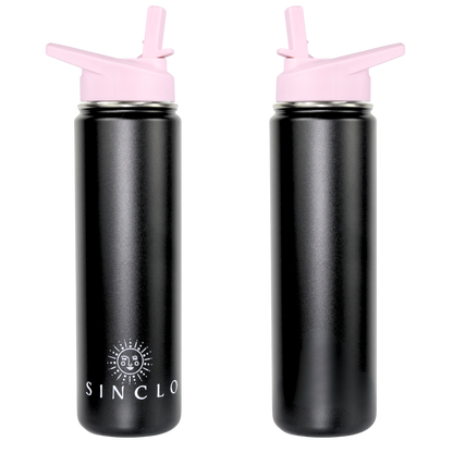 The Stevie 675ml Water Bottle (Black)