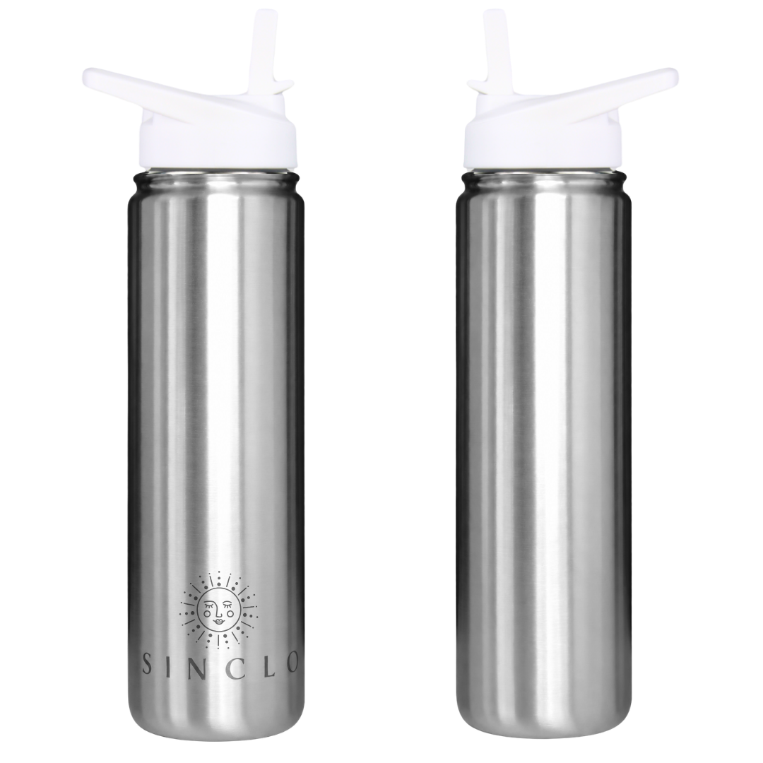 *PREORDER* The Stevie 675ml Water Bottle (Chrome)