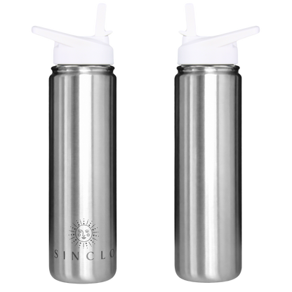 *PREORDER* The Stevie 675ml Water Bottle (Chrome)