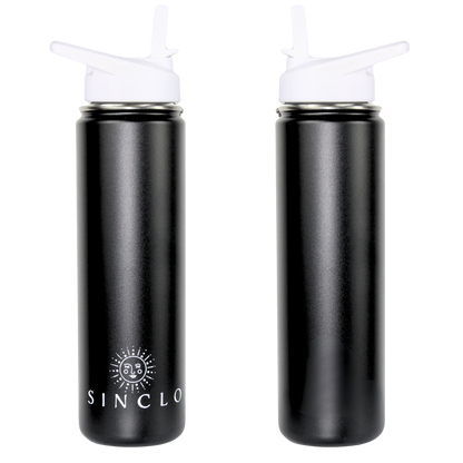 The Stevie 675ml Water Bottle (Black)