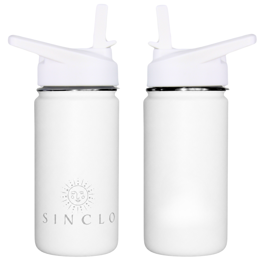 The Babi 400ml Water Bottle (White)