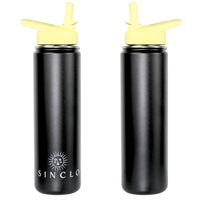 The Stevie 675ml Water Bottle (Black)