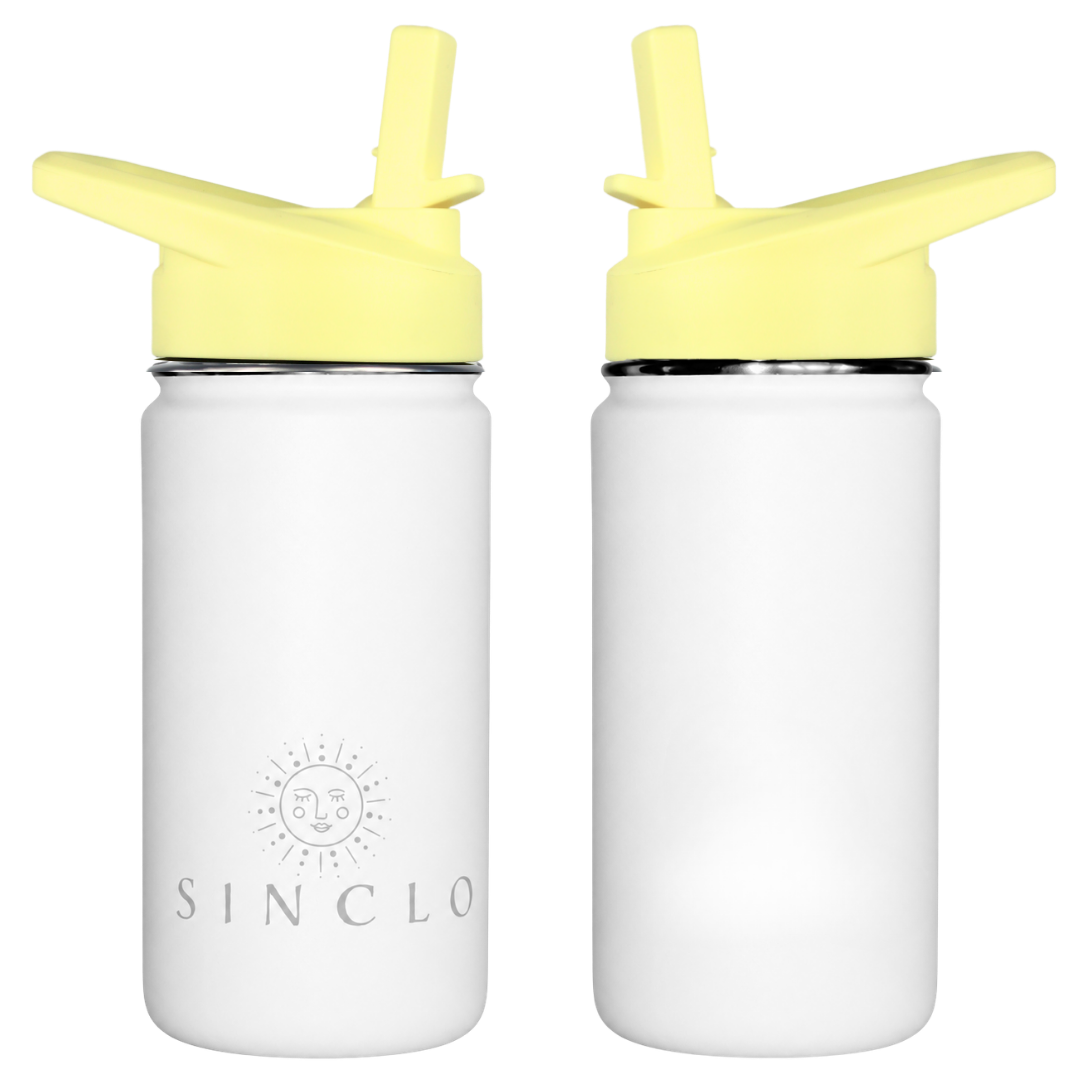 The Babi 400ml Water Bottle (White)