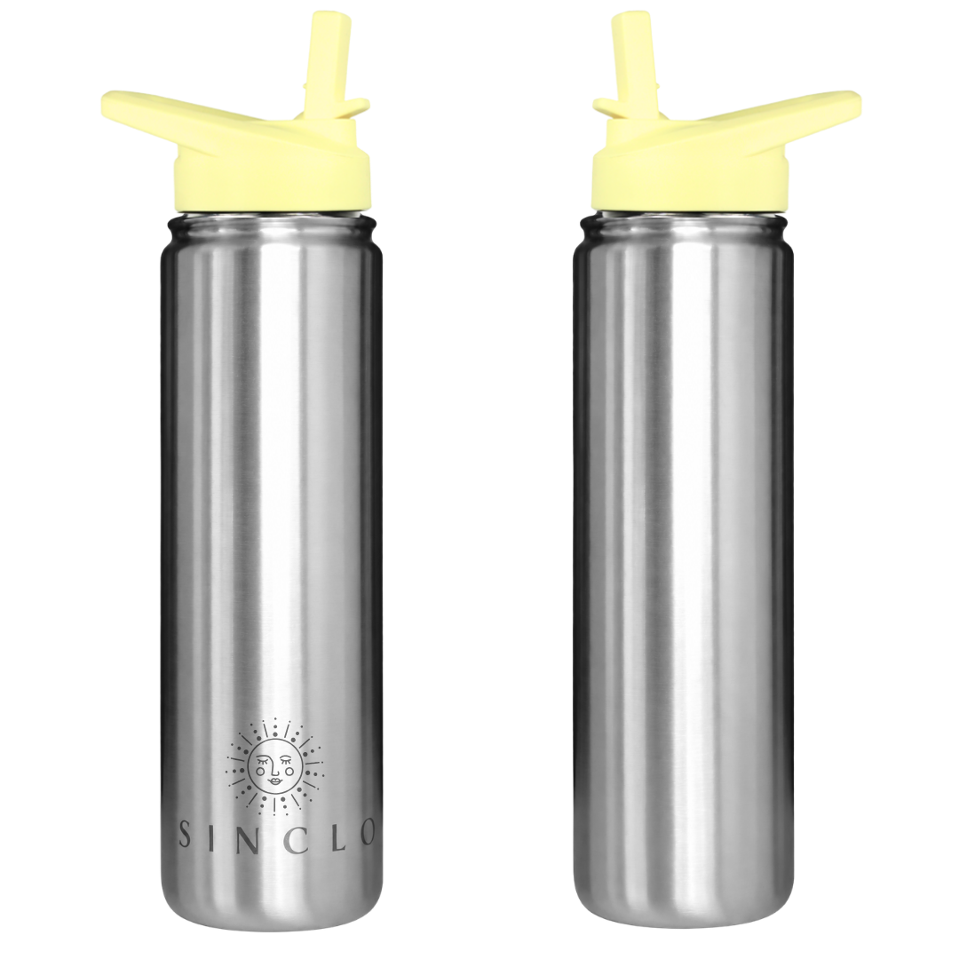 *PREORDER* The Stevie 675ml Water Bottle (Chrome)