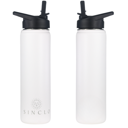 The Stevie 675ml Water Bottle (White)