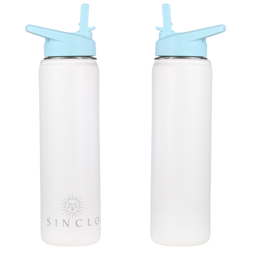 The Stevie 675ml Water Bottle (White)