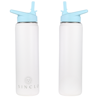 The Stevie 675ml Water Bottle (White)