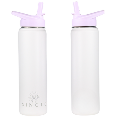 The Stevie 675ml Water Bottle (White)