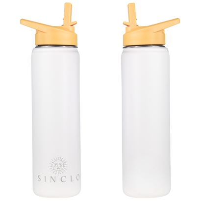 The Stevie 675ml Water Bottle (White)
