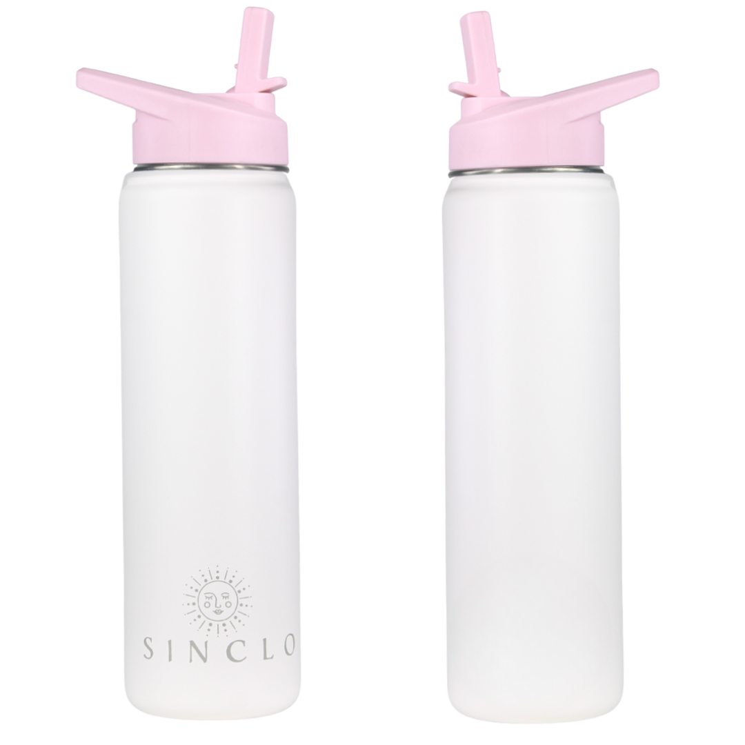 The Stevie 675ml Water Bottle (White)