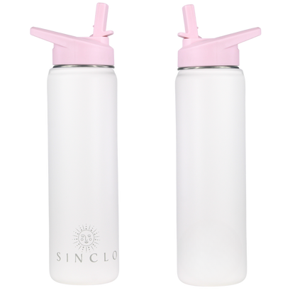 The Stevie 675ml Water Bottle (White)