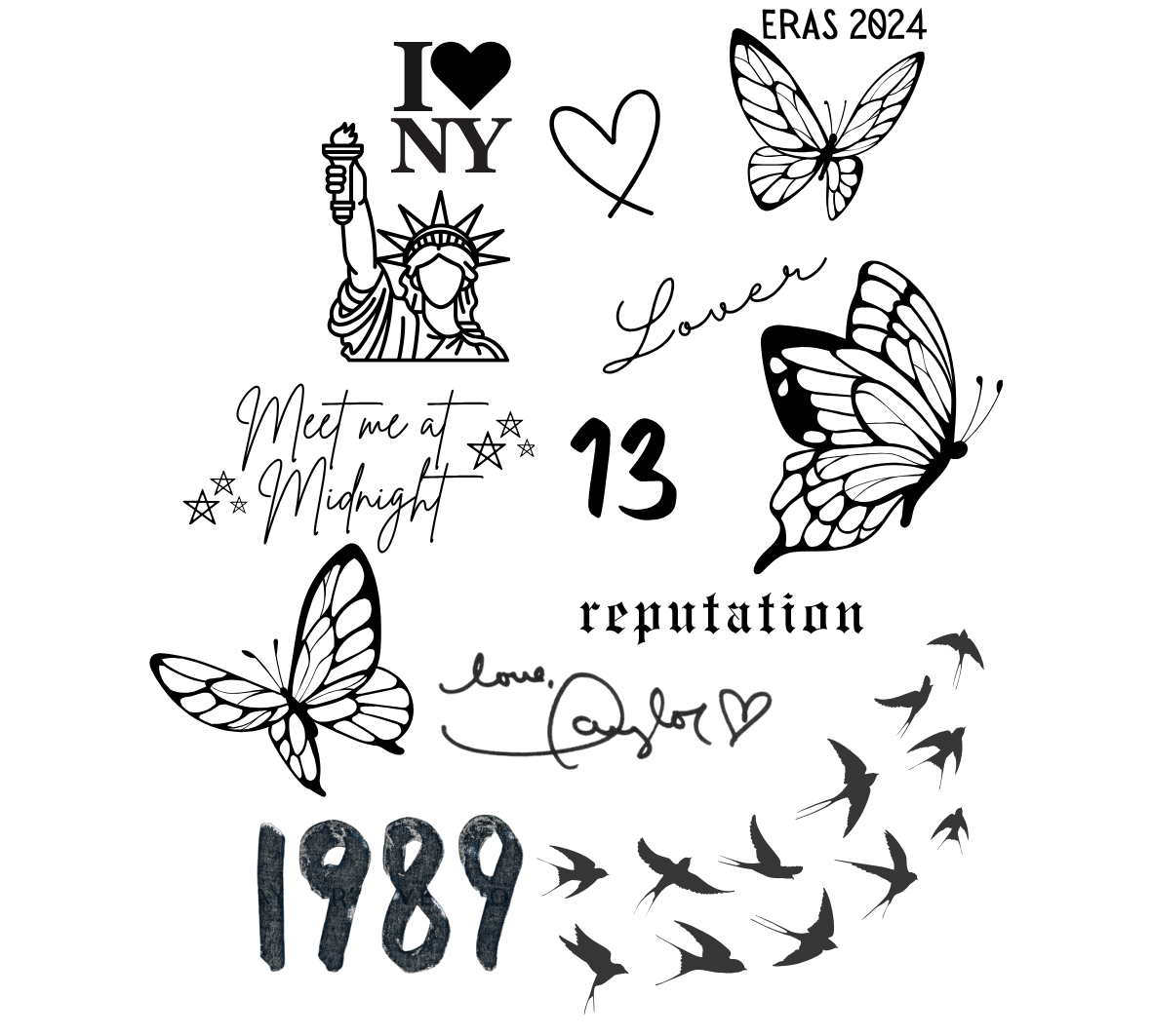 Front Gaily Bottle Tattoo Engraving Designs Add-On Preview