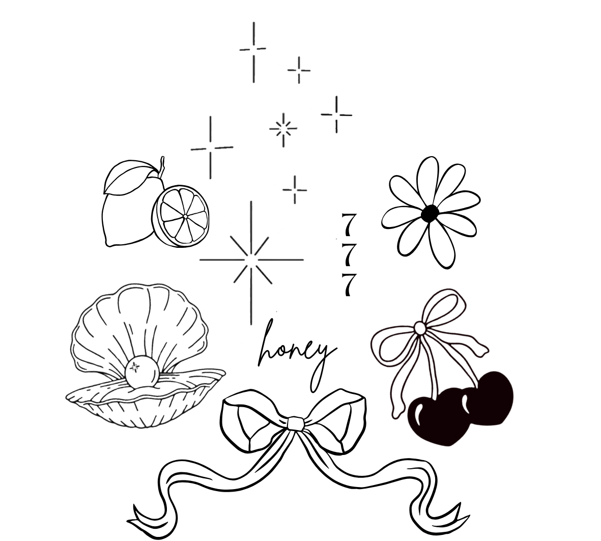 Front Gaily Bottle Tattoo Engraving Designs Add-On Preview