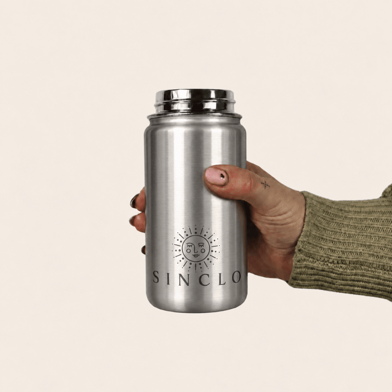 *PREORDER* The Babi 400ml Water Bottle (Chrome)