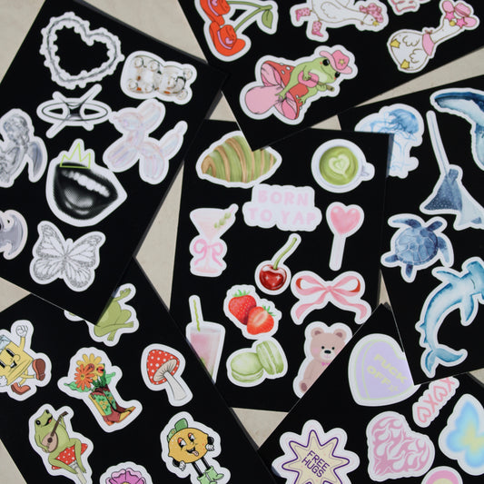 Water Bottle Sticker Sheets