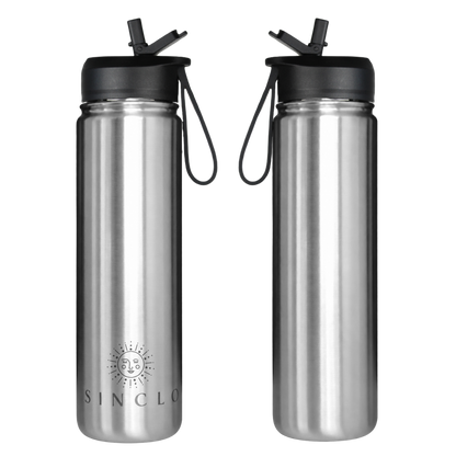 *PREORDER* The Stevie 675ml Water Bottle (Chrome)