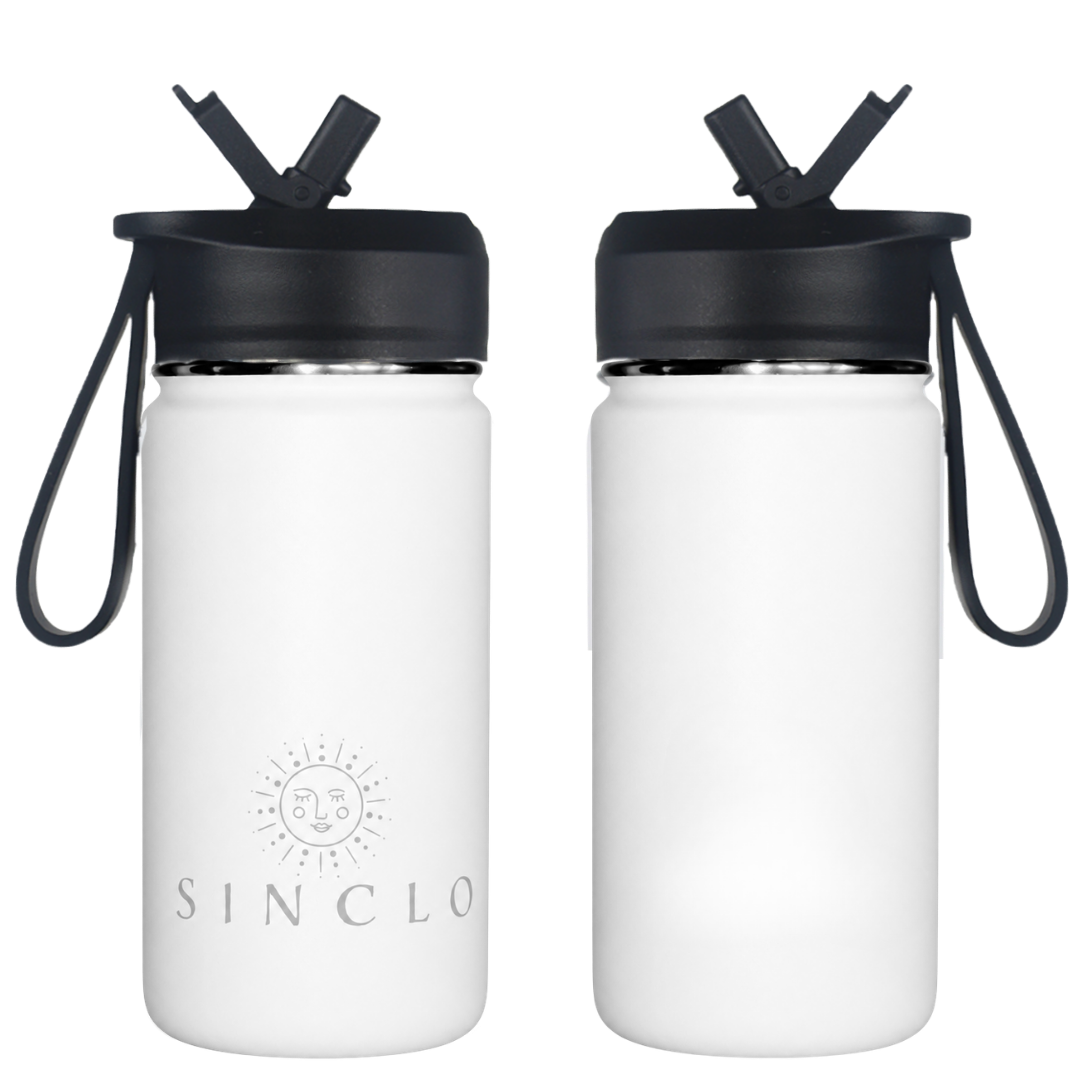 The Babi 400ml Water Bottle (White)