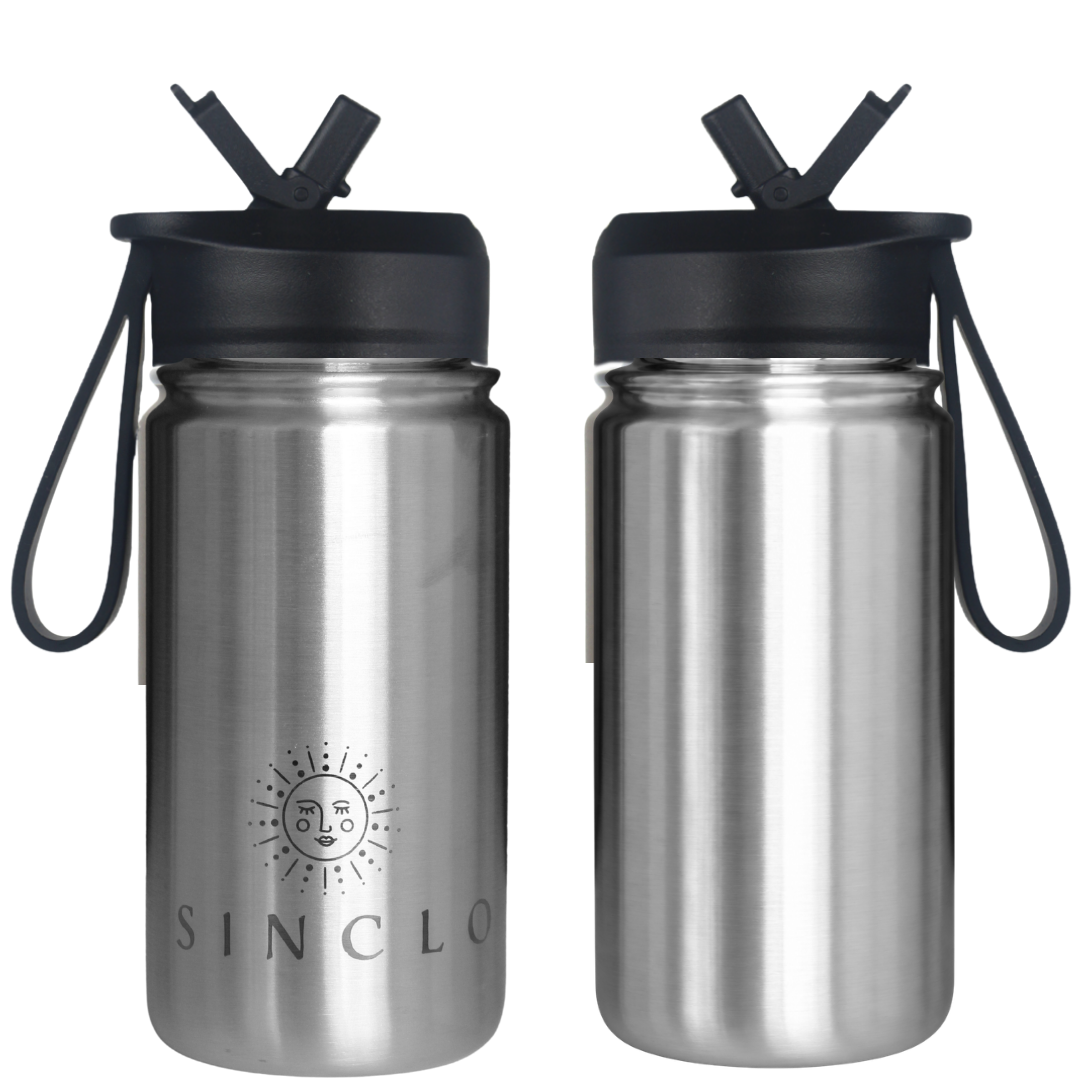 *PREORDER* The Babi 400ml Water Bottle (Chrome)