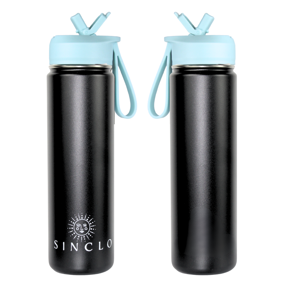 The Stevie 675ml Water Bottle (Black)