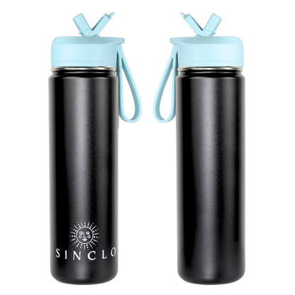 The Stevie 675ml Water Bottle (Black)