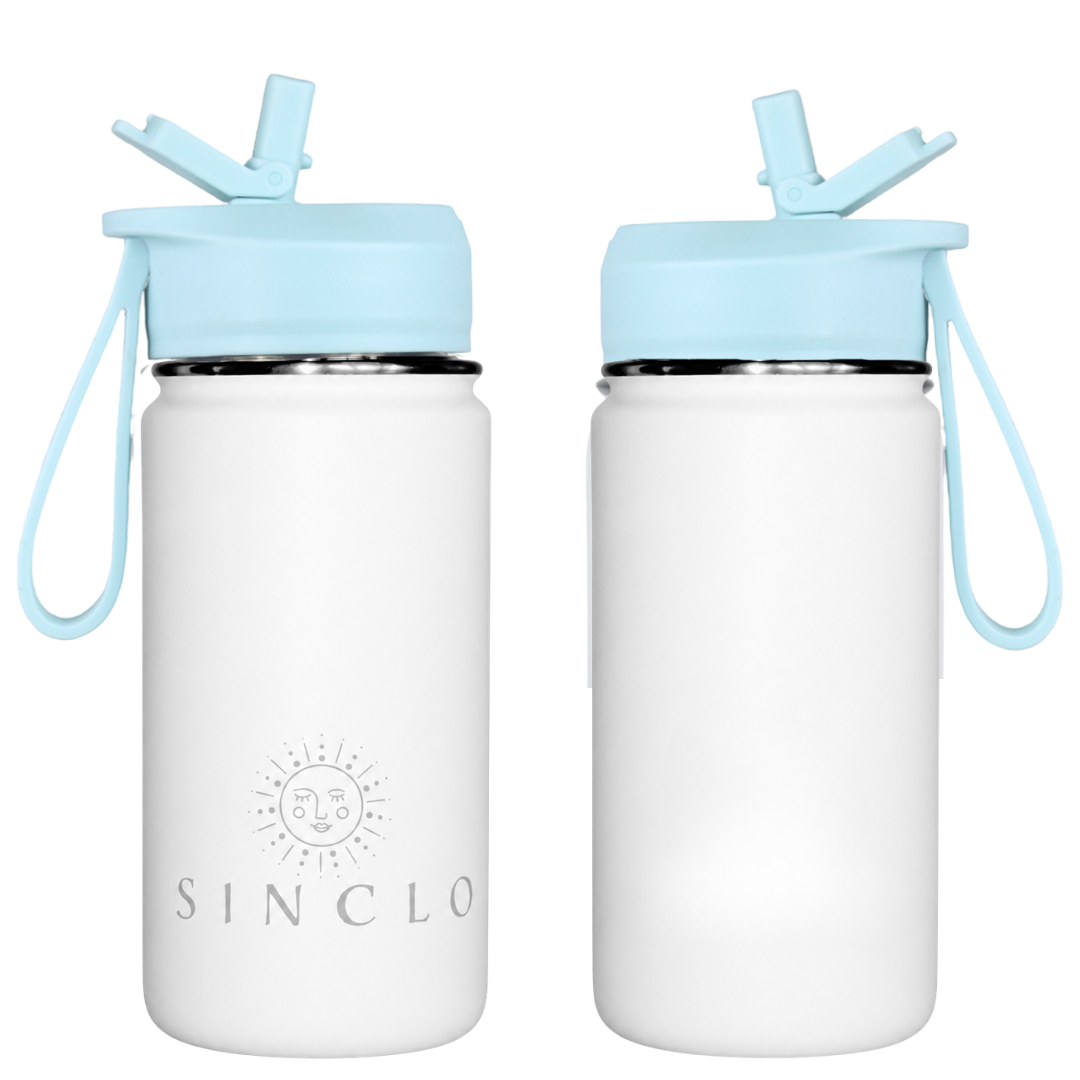 The Babi 400ml Water Bottle (White)