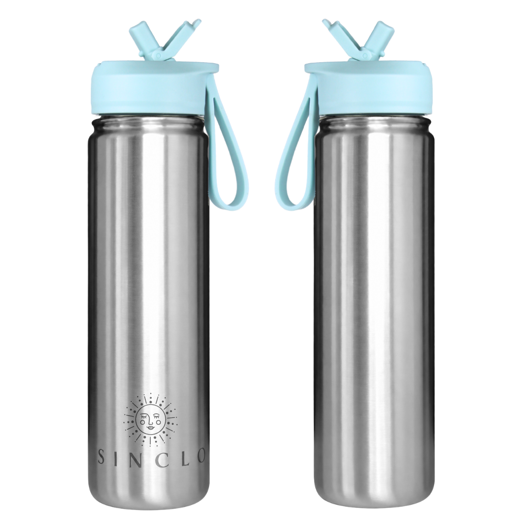 *PREORDER* The Stevie 675ml Water Bottle (Chrome)