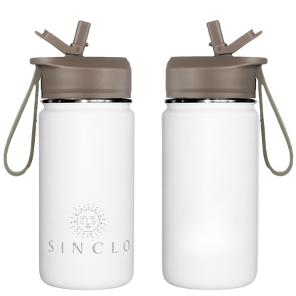The Babi 400ml Water Bottle (White)