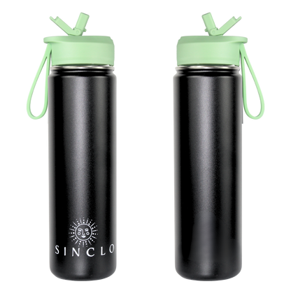 The Stevie 675ml Water Bottle (Black)