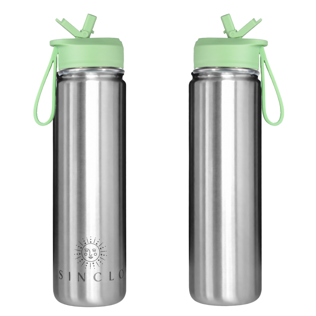 *PREORDER* The Stevie 675ml Water Bottle (Chrome)