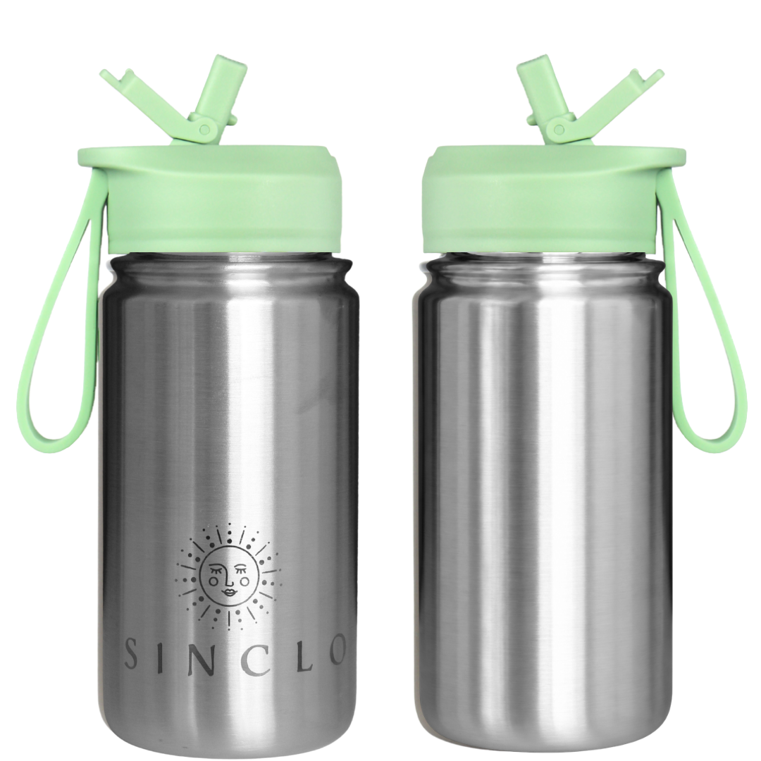*PREORDER* The Babi 400ml Water Bottle (Chrome)