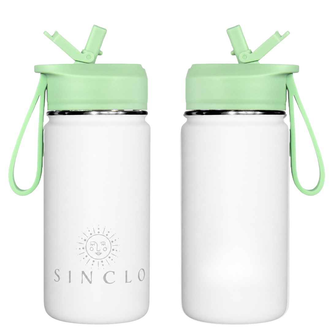 The Babi 400ml Water Bottle (White)
