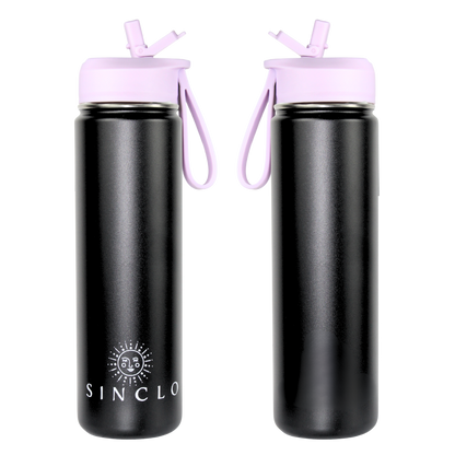 The Stevie 675ml Water Bottle (Black)